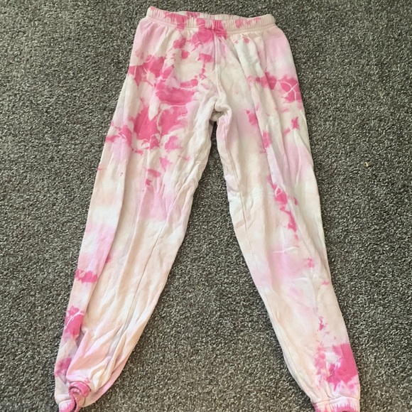 Spiritual Gangster pink tie dye jogger sweatpants - Picture 1 of 2